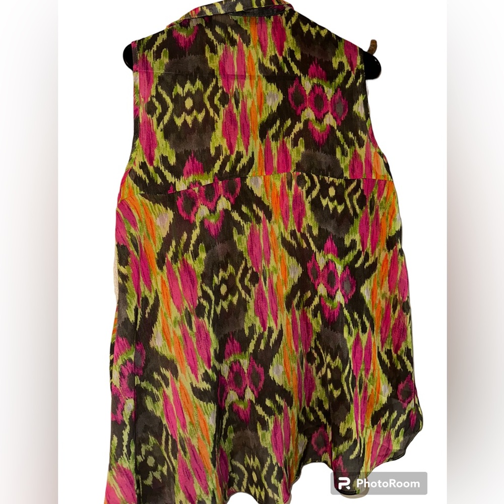 ZAC & RACHEL | layered print top - Picture 3 of 6